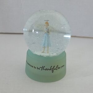 Hallmark Angel Snow Globe with Green Base